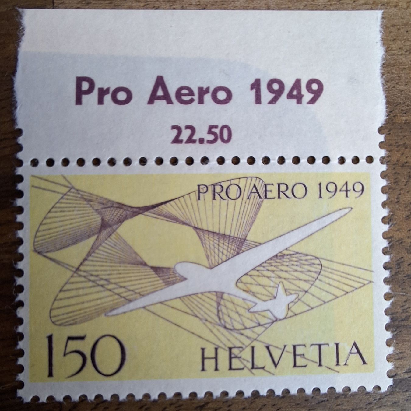Tutti i francobolli: Flugpost F45 ** Kat. 70.- – Usato da Balgach venduto da SIMEON27