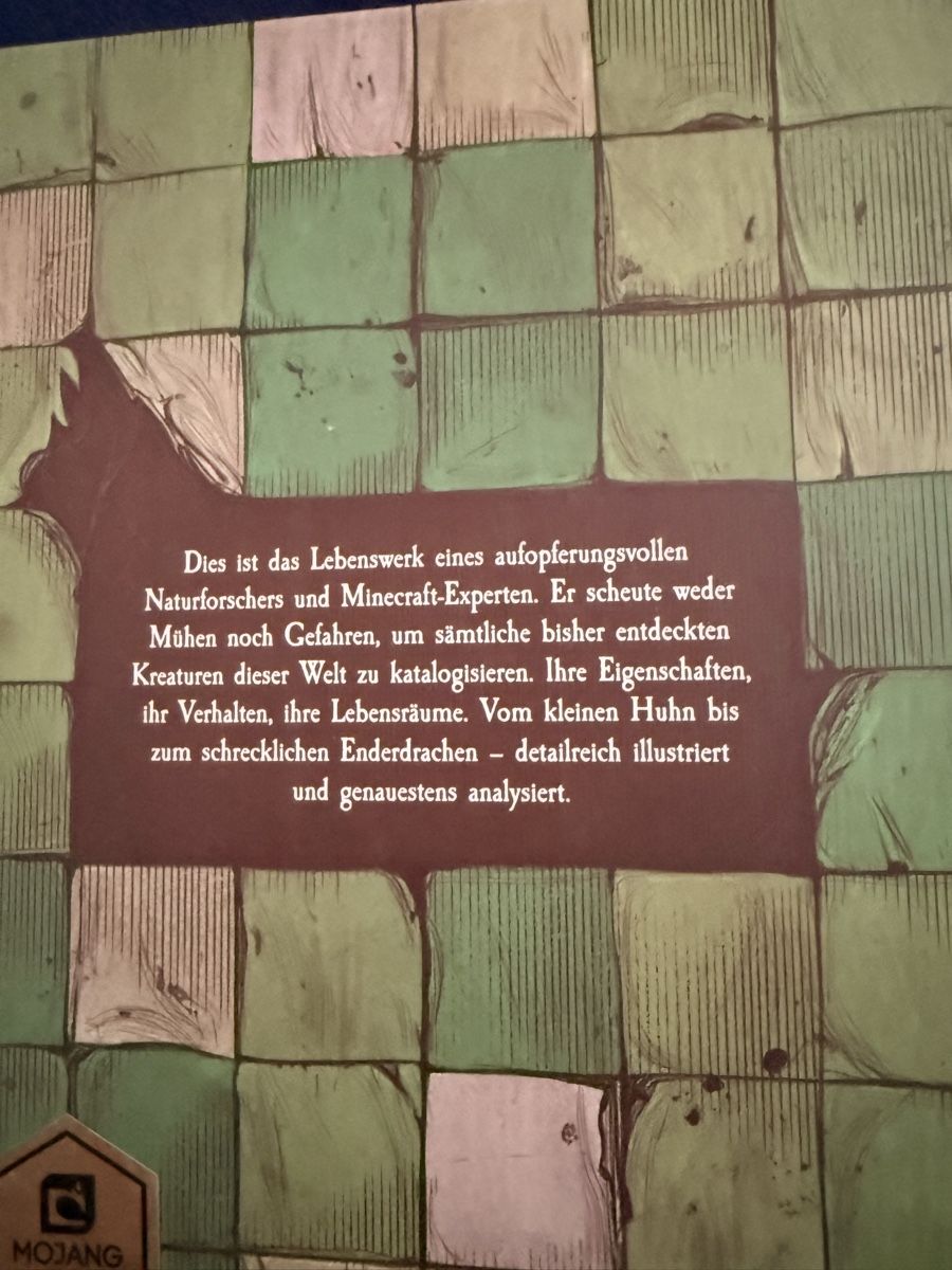 Libri: Minecraft: Das Handbuch der Mobs, Mobestiarium, Buch – Usato da Kirchberg SG venduto da hee_8trd 1