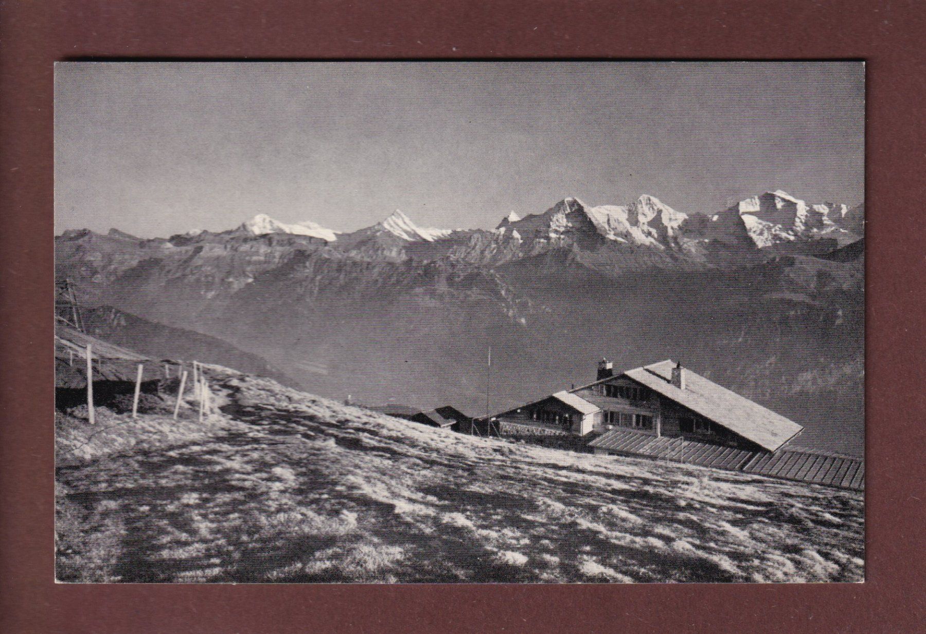 Cartoline postali: Berghaus NIEDERHORN – Usato da Pully venduto da nicecards