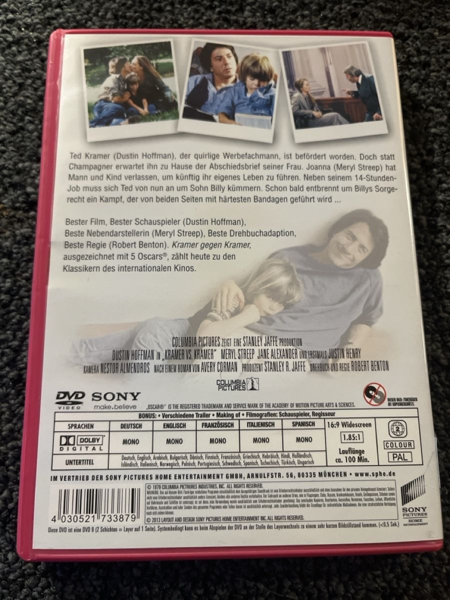 Tous les DVDs: Kramer gegen Kramer (21759) – D'occasion à Ruswil par jan_bxl5 1