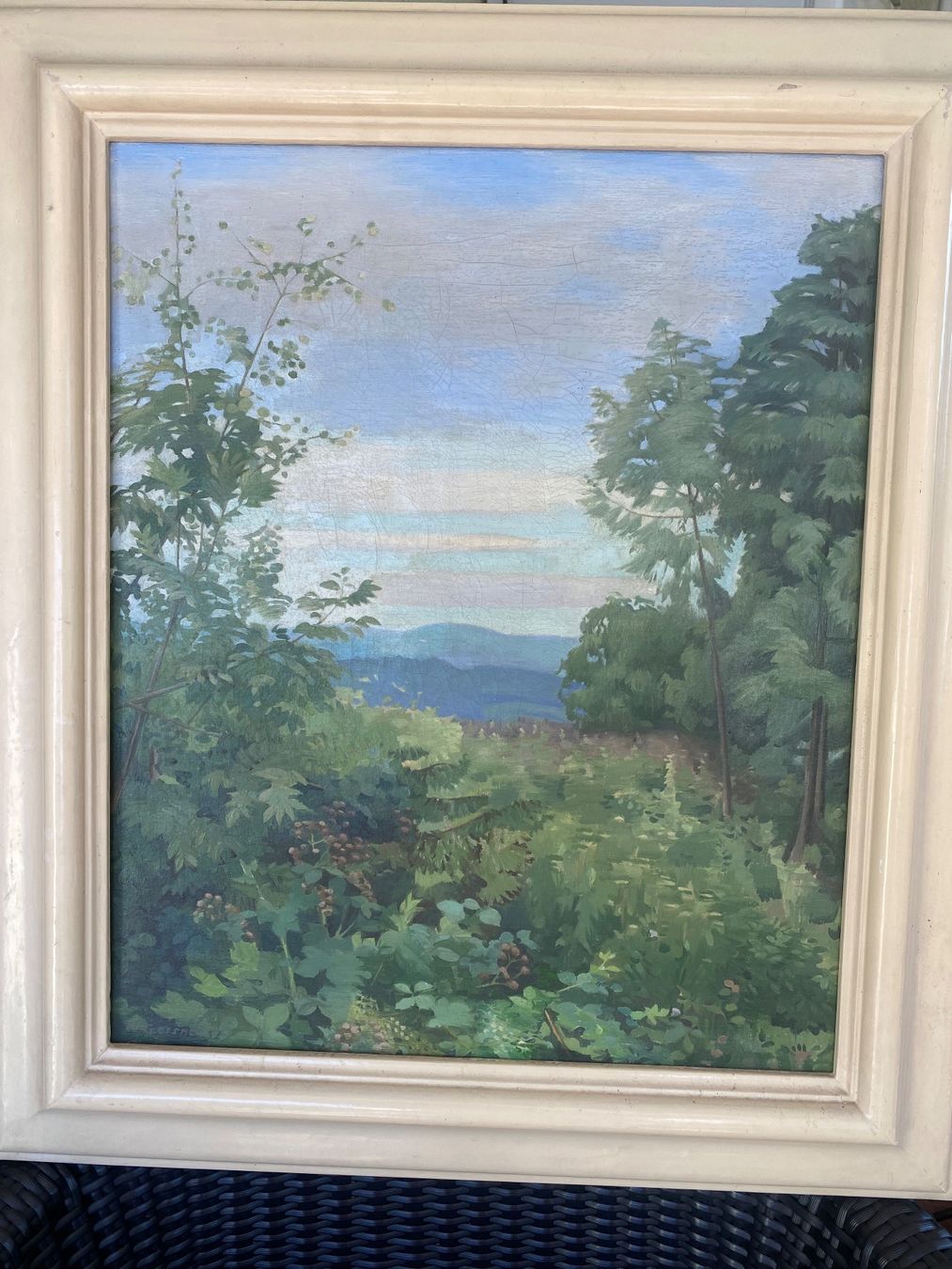 Dipinti: Waldlichtung, 1952 , Walter Gessner – Usato da Kreuzlingen venduto da don_ueli6wb5
