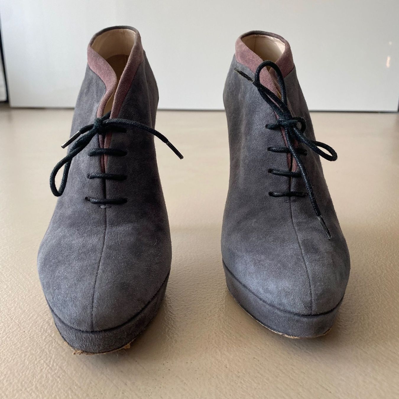 Prada Scarpe da donna: PRADA Velours Leder Stiefeletten – Usato da Zürich venduto da ClosetQueen 4