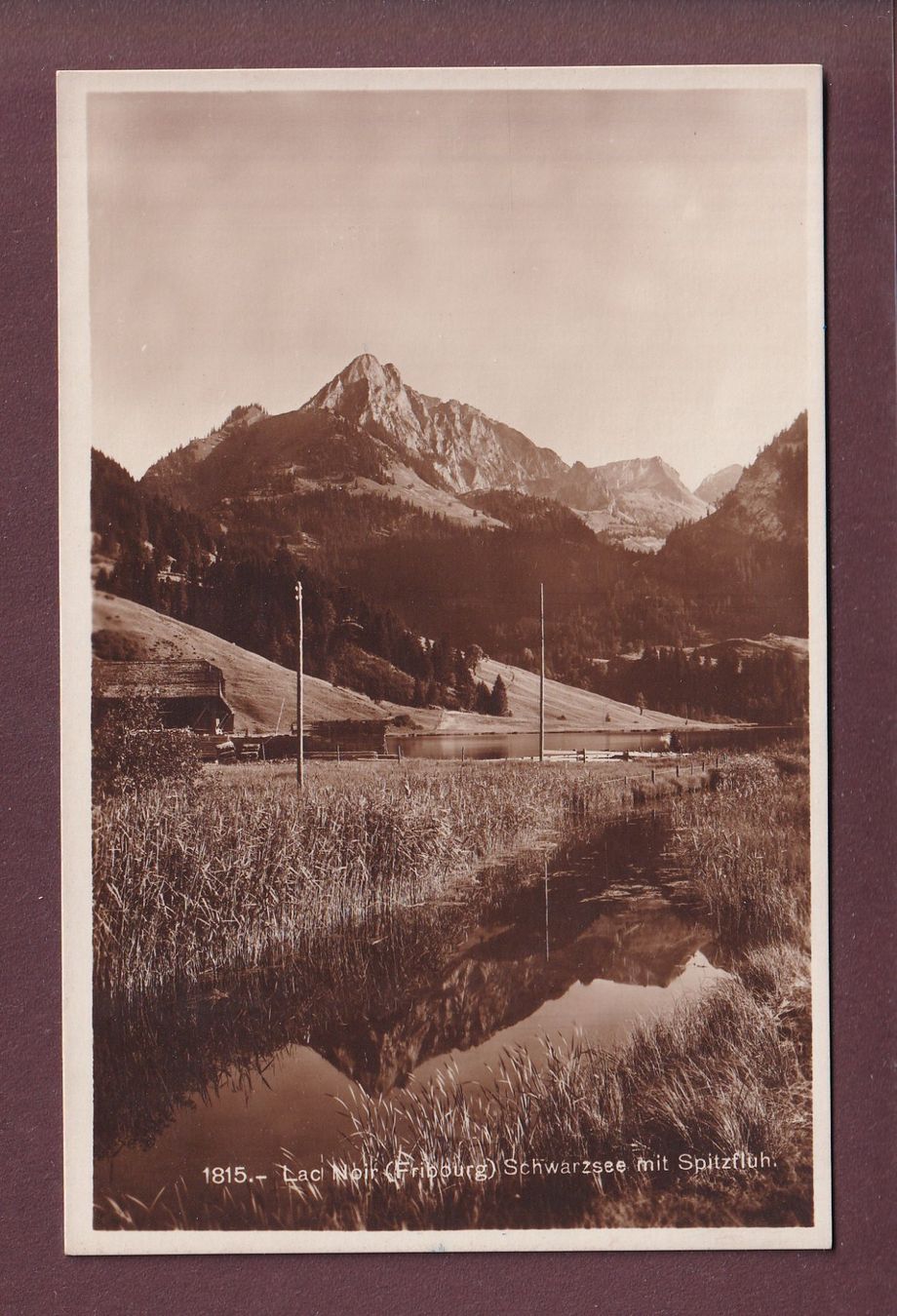 Cartoline postali: SCHWARZSEE - Spitzfluh – Usato da Pully venduto da nicecards