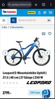 E-Mountainbike Leopard Uphill Neu