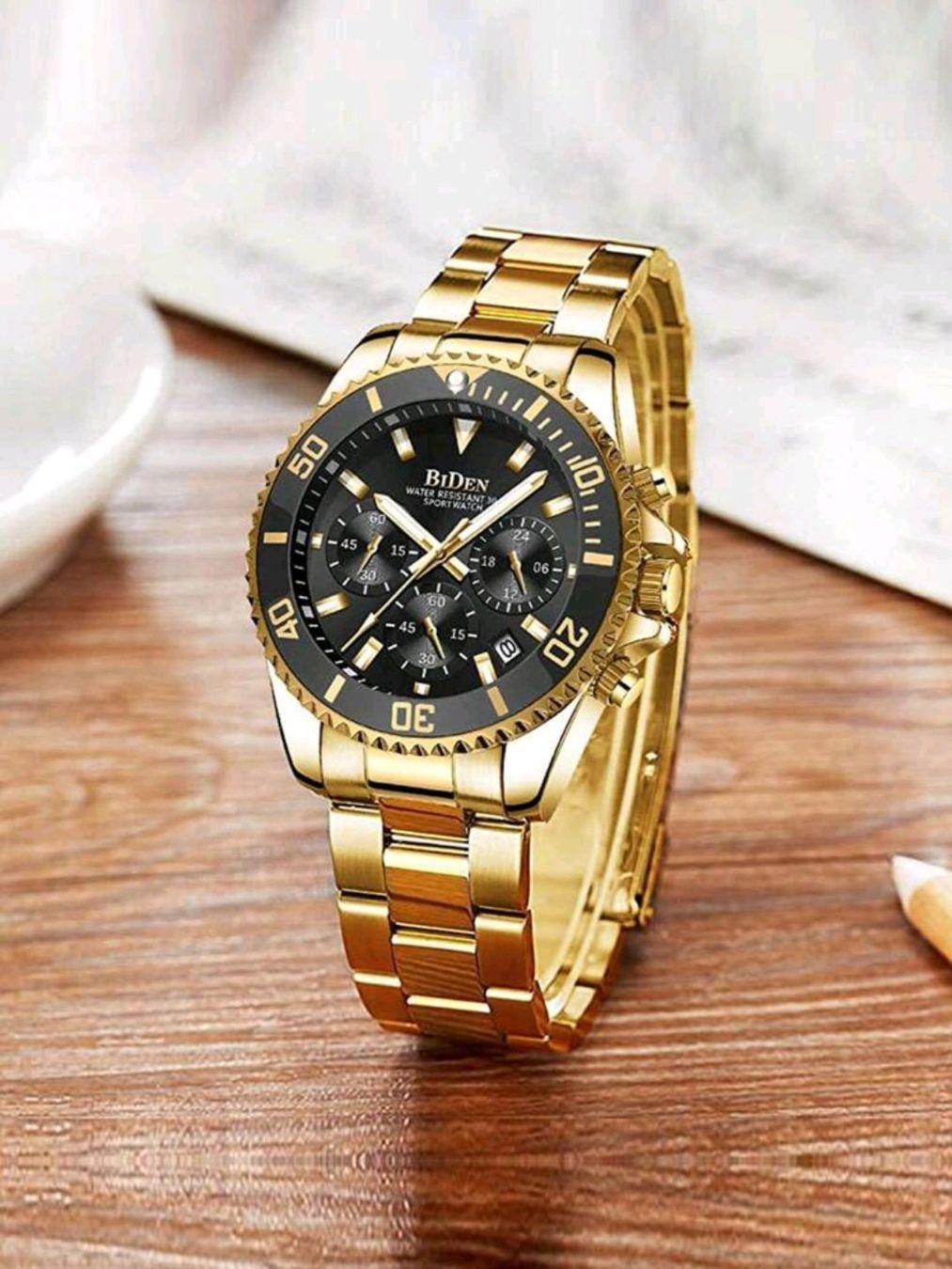 Uhren: Montre Biden Dorée - Élégance et Performance assurées! – Gebraucht aus Monthey von 187-zeroo 4