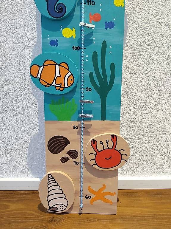 Tutte le decorazioni: Messlatte Meer handgemacht 70-160 cm – Usato da Erlinsbach SO venduto da Fluegepilzli 2