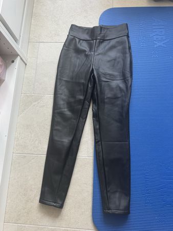 Lederimitat, warme Leggins, S, neu! 