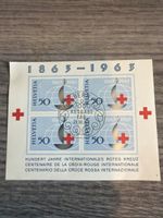 Marken-Block 100 Jahre Rotes Kreuz 1963 50 Rappen