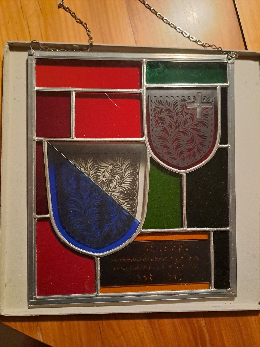 Foto & Immagini: Glasbild mit farbigem Glas – Usato da Steinerberg venduto da mat_h2m5 1