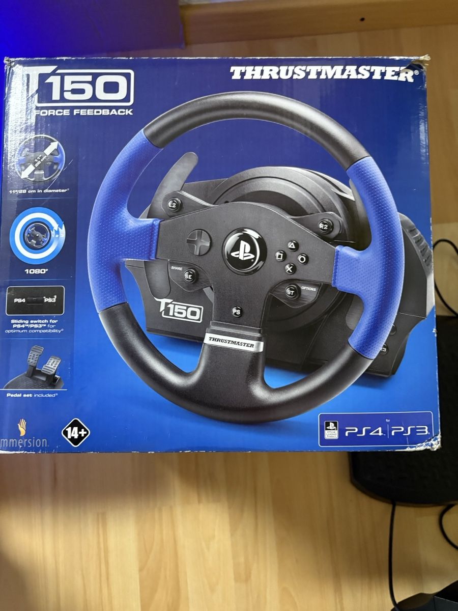 Thrustmaster T150 Force Feedback Lenkrad für PS4/PS3 (Gebraucht) in ...