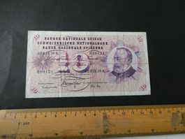 Schweiz 1969, 10 Franken