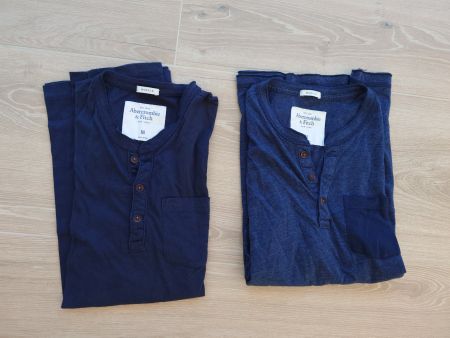 2x Abercrombie T-shirts long sleeves size M