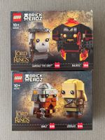 Lego BrickHeadz NEU 40751 + 40631 Herr der Ringe Gimli