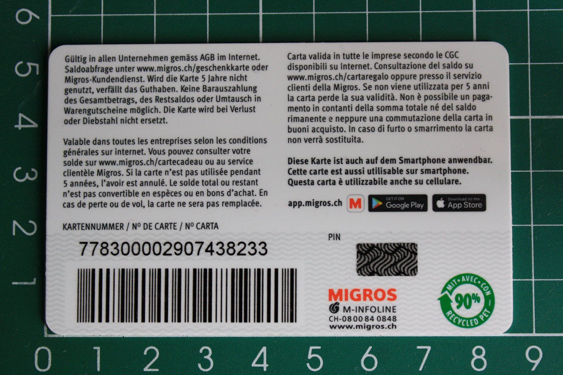 Cartoline: geschenkkarte – Usato da Laupen BE venduto da Gufi57 1