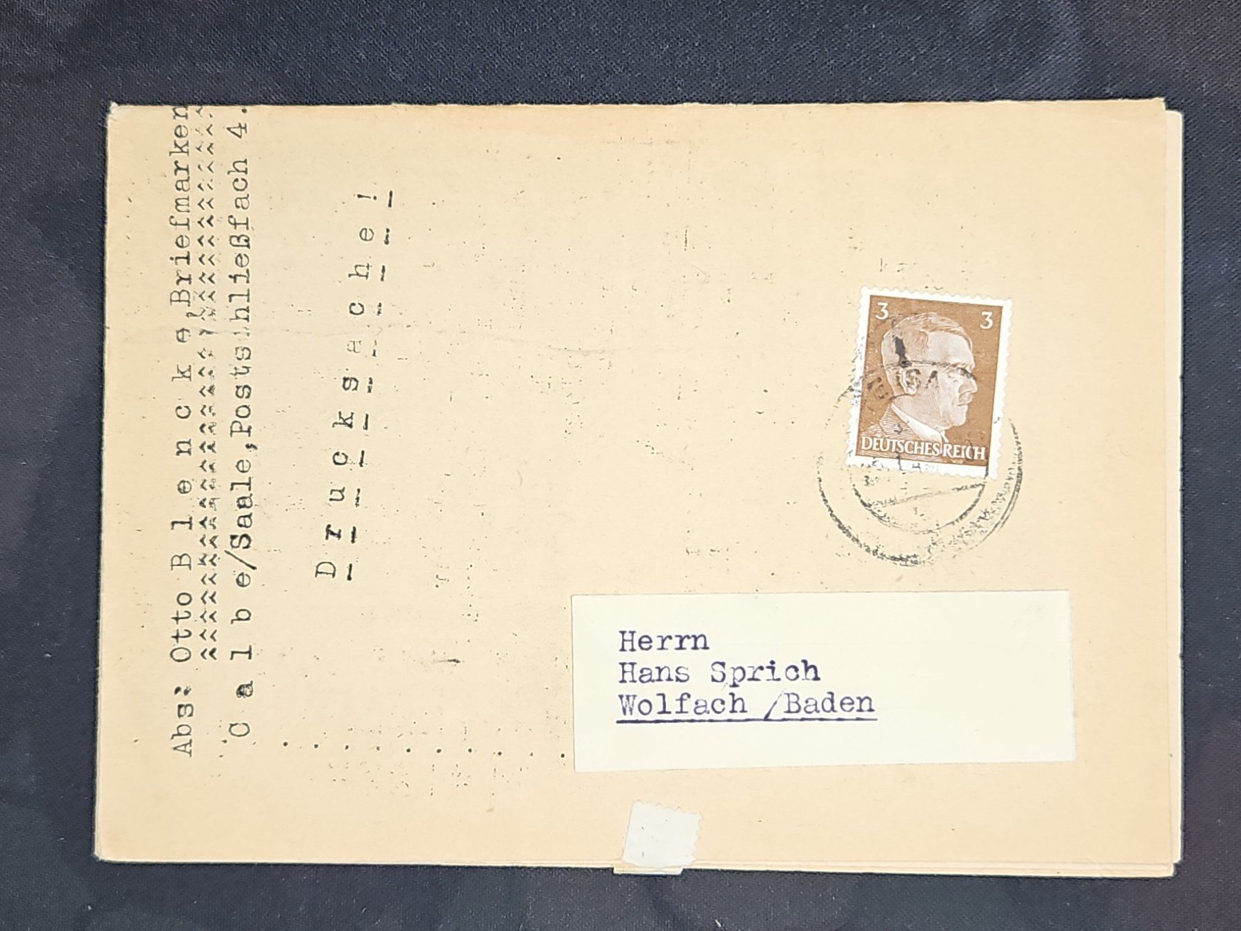 Tutti i francobolli: CL25 Document + Timbre Allemagne 19xx – Usato da Cousset venduto da Patrick_Collections
