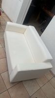 Sofa 2-Sitzer (2Stück) weiss Baumwolle