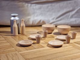 Holz Geschirr Puppenhaus Küche Kinderzimmer Spielzeug!