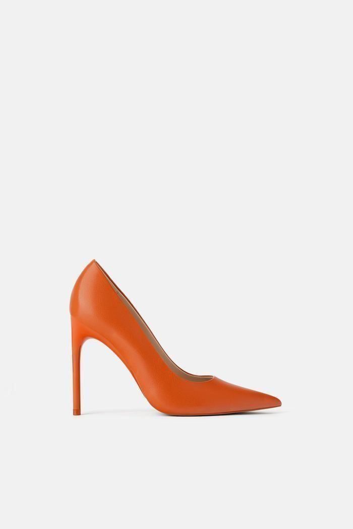 Zara Scarpe da donna: Zara orange pump shoes size 37 – Usato da Zug venduto da LindaManga
