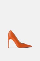 Zara orange pump shoes size 37