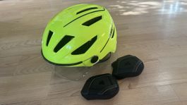 Velohelm gelb 52-57 cm Abus E-Bikes bis 45 km/h, NP 259 CHF