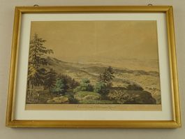 AUSSICHT VOM ALBIS GEGEN ZÜRICH, um 1820