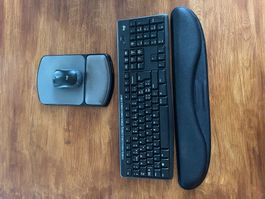 Combo tastatur maus kabellos wireless   Gel Handgelenkauflag