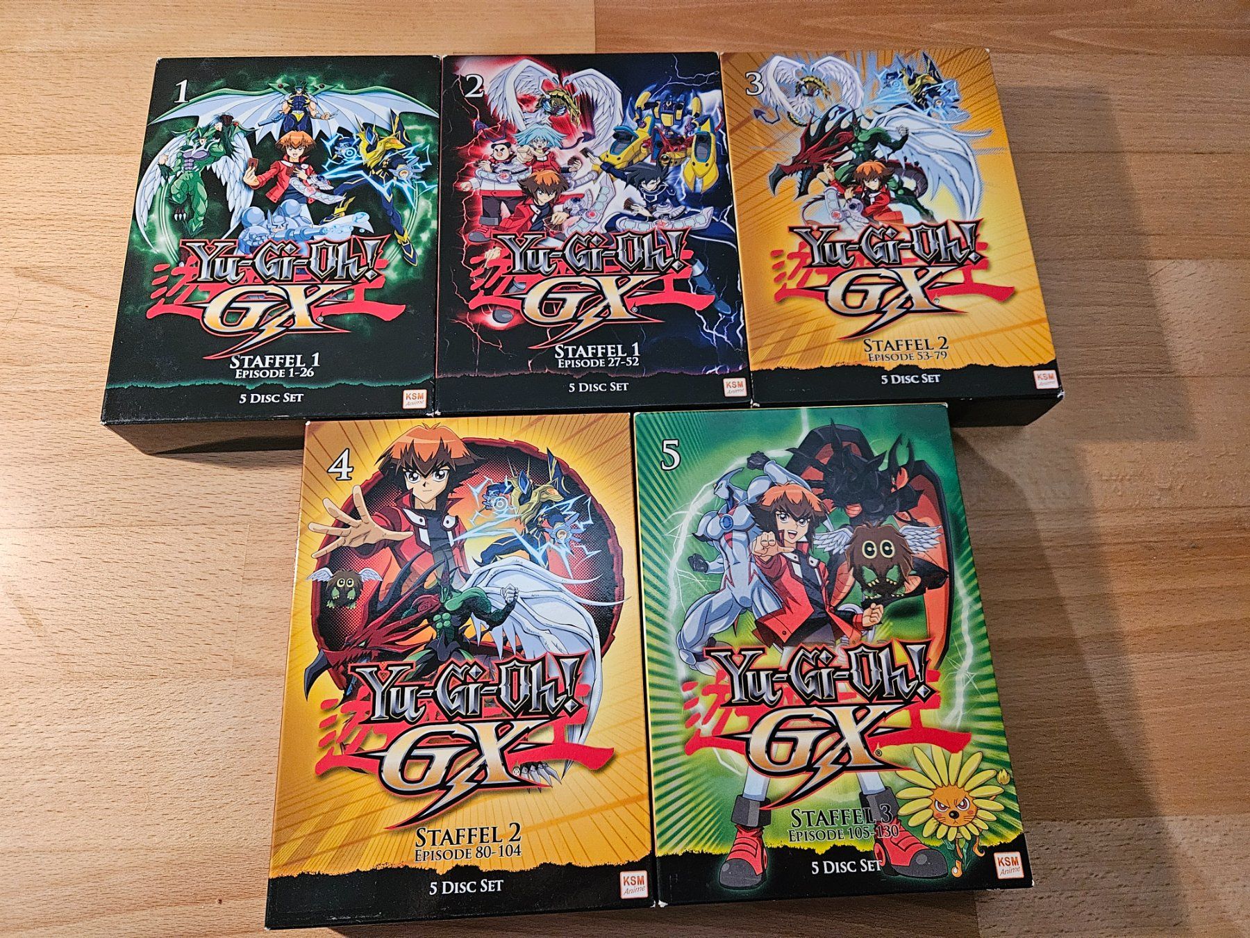 Tutti i DVDs: Yu-gi-oh GX Anime Boxen 1-5 – Usato da Hombrechtikon venduto da JackBleacher