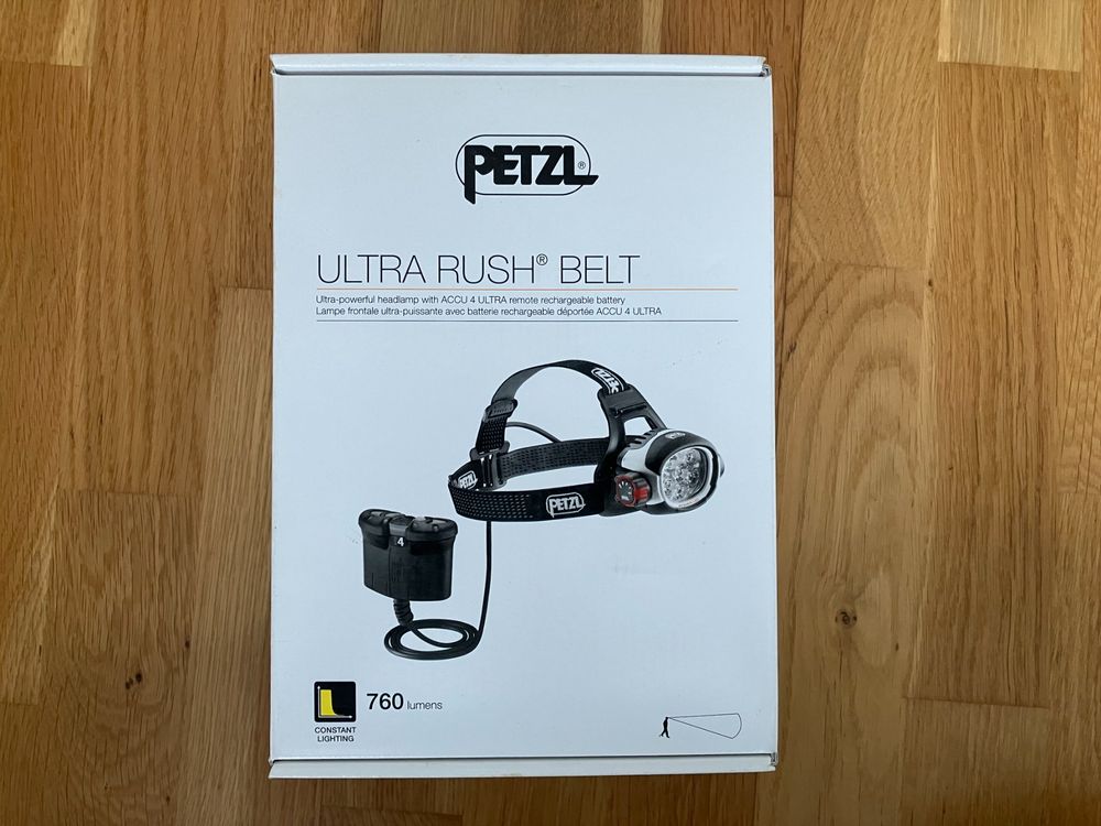 Lampe frontale Petzl ULTRA RUSH BELT