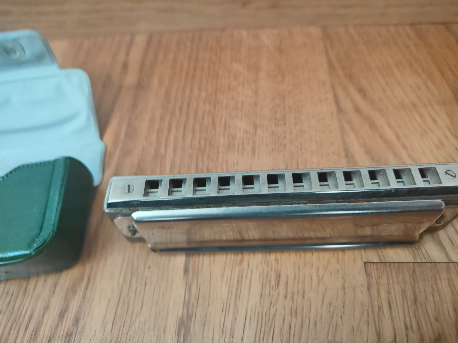 Hohner Musikinstrumente: M. Hohner Chromonica II, Mundharmonika mit Etui – Gebraucht aus Olten von Mezopotamya 4