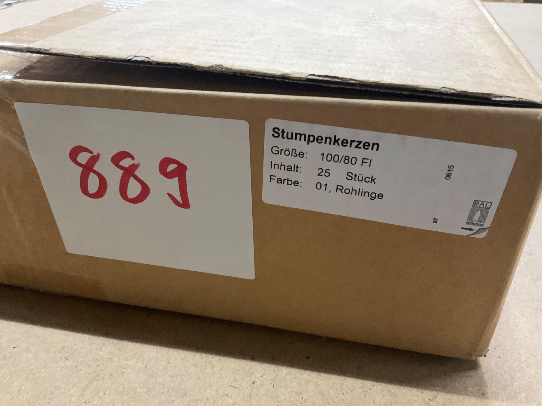 Candele: 889 Posten Kerzen Rohlinge aus Liquidation – Nuovo (secondo la descrizione) da Derendingen venduto da Meisterstuecke 2