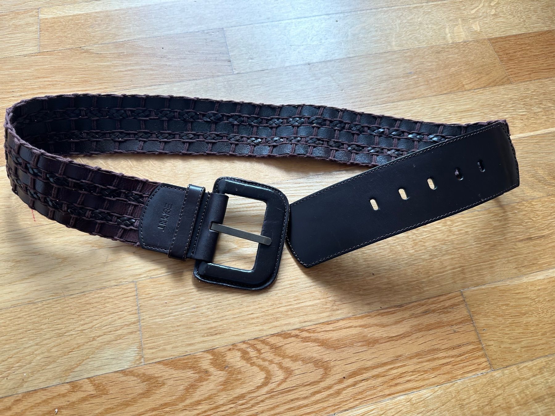 Esprit Cinture: ESPRIT Damen Ledergürtel 85 cm braun – Usato da Rothenburg venduto da wer_g9fd 1