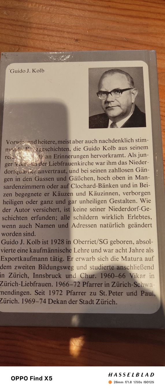 Bücher: Niederdorfgeschichten – Gebraucht aus Volken von katz5 2