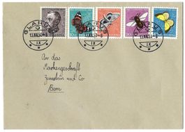 1950 Pro Juventute Satzbrief gestempelt Glarus 13.XII.50