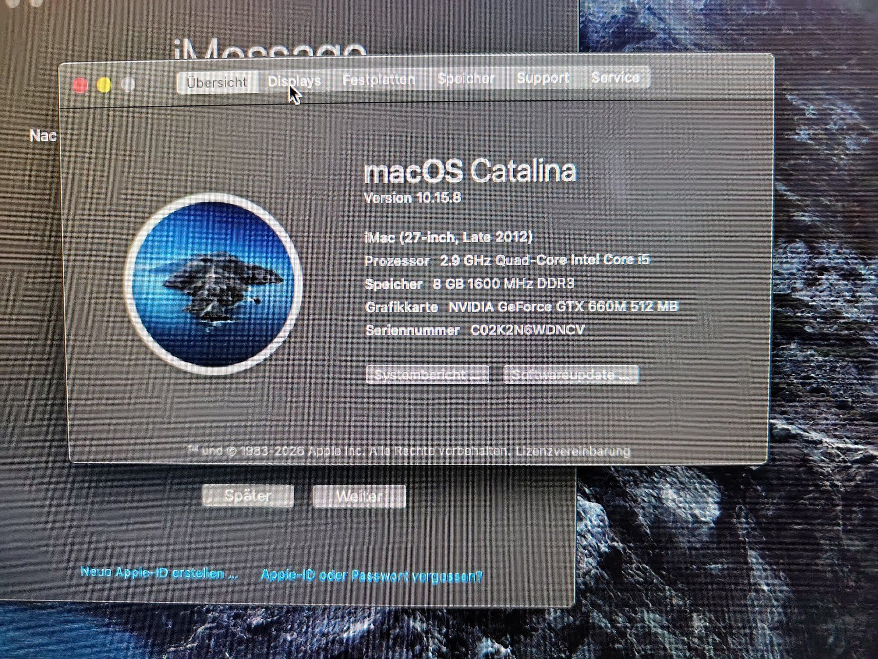Apple PCs: iMac Late 2012, i5, 8GB, 1TB – Gebraucht aus Bern von 70hemicuda 1