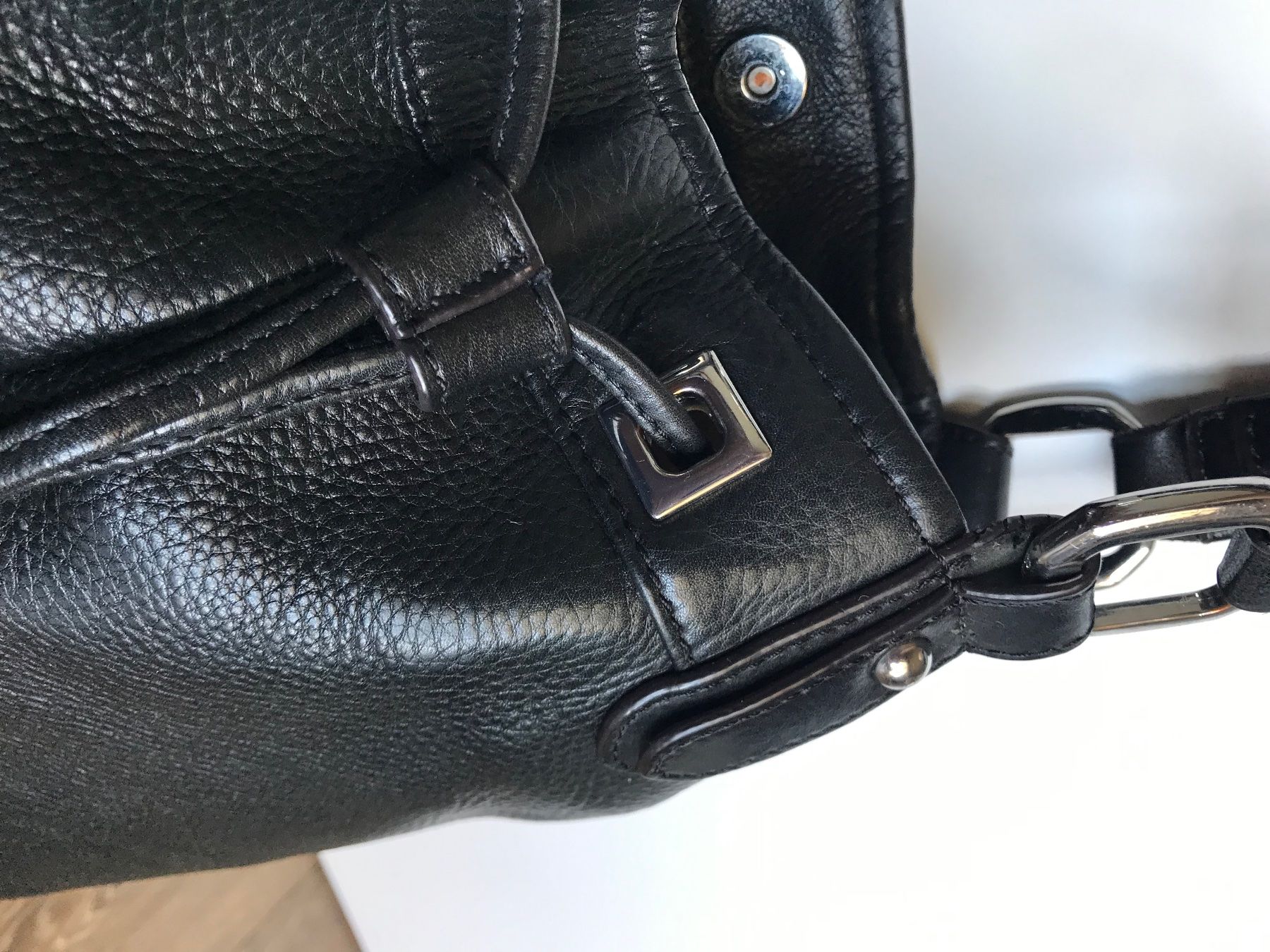 Borse da donna: Sac à main noir en cuir B. Makowsky excellent... – Usato da Grimisuat venduto da eliseba88 3