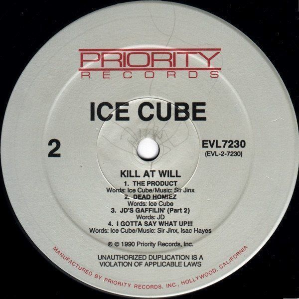 Dischi in vinile: Ice Cube – Kill At Will – Nuovo (secondo la descrizione) da Genève venduto da jim.k 3