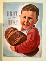 1 Plakat "Brot vom Beck", ca. 123x89cm, gerollt geliefert