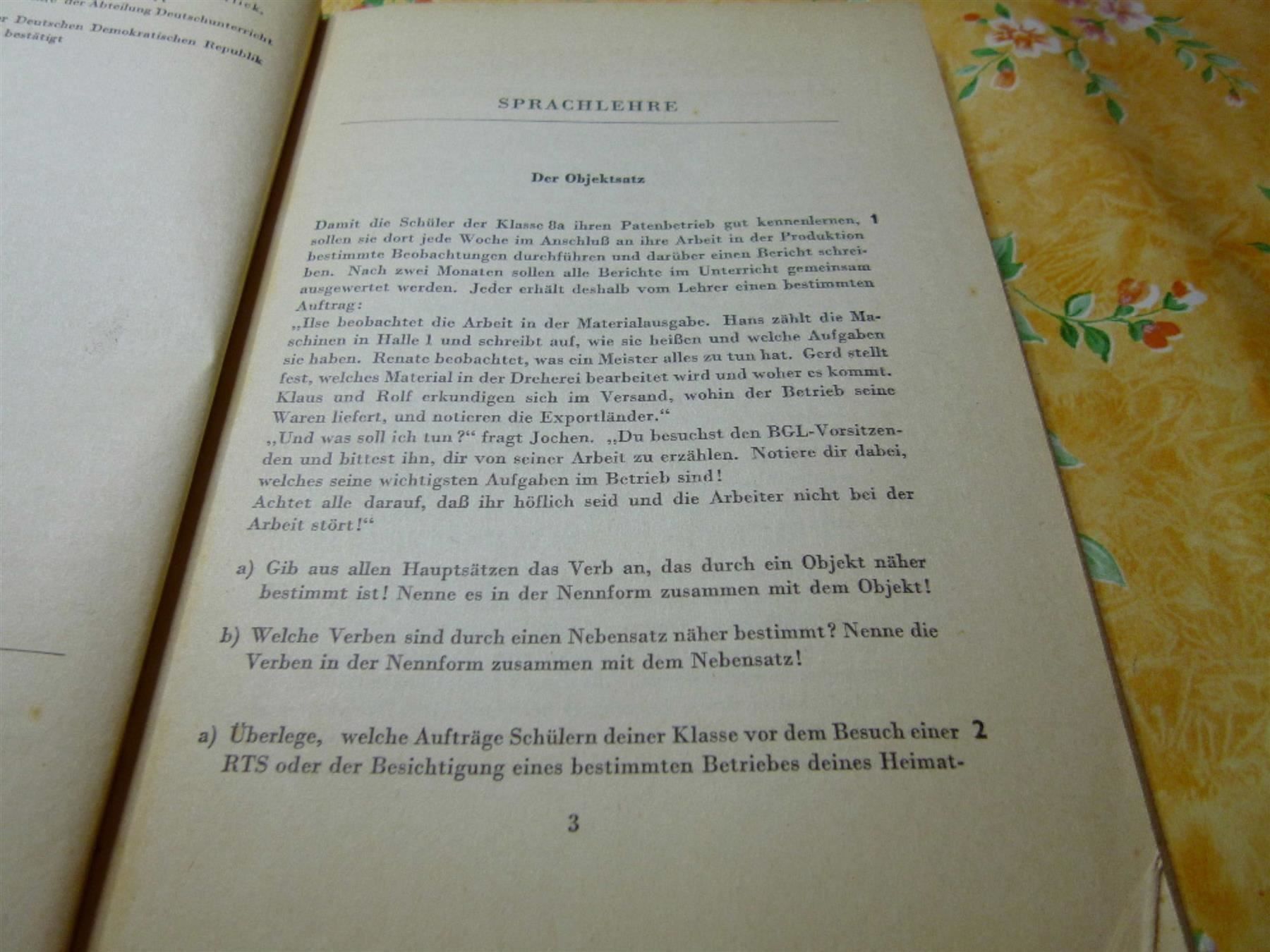 Libri: Unsere-Muttersprache-Klasse8 Lehrer Studium Uni  Lehrer DDR – Usato da Luzern venduto da leseratte24 3