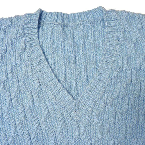 Maglioni & Felpe: Pullover hellblau one size handgestrickt VINTAGE 1980s – Usato da Brüttisellen venduto da Buxus 5