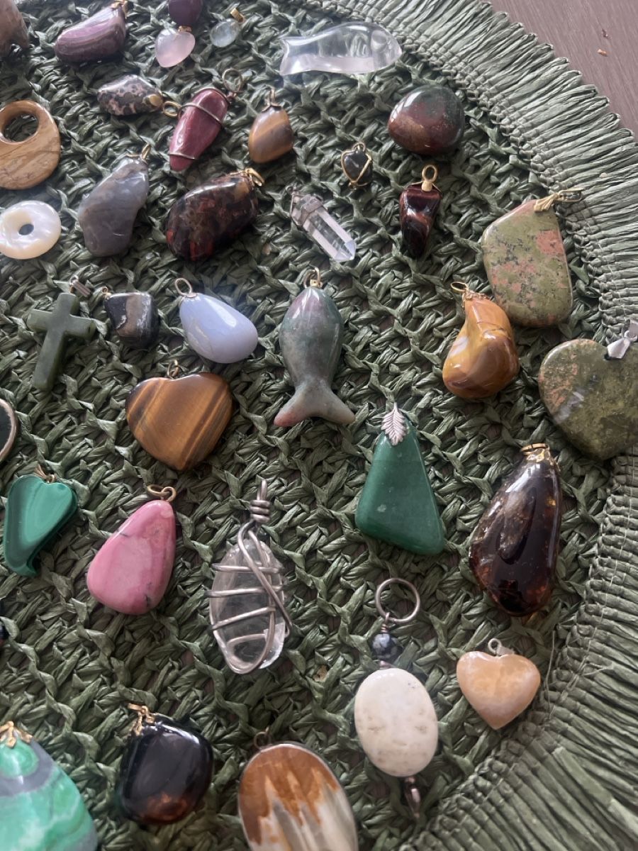 Ciondoli: Grosse Sammlung von Edelstein Anhänger – Usato da Seon venduto da Sunny-Schmuck78 2