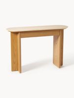 Zumi Wooden Console Table with Travertine Top CHF 1’249-50%