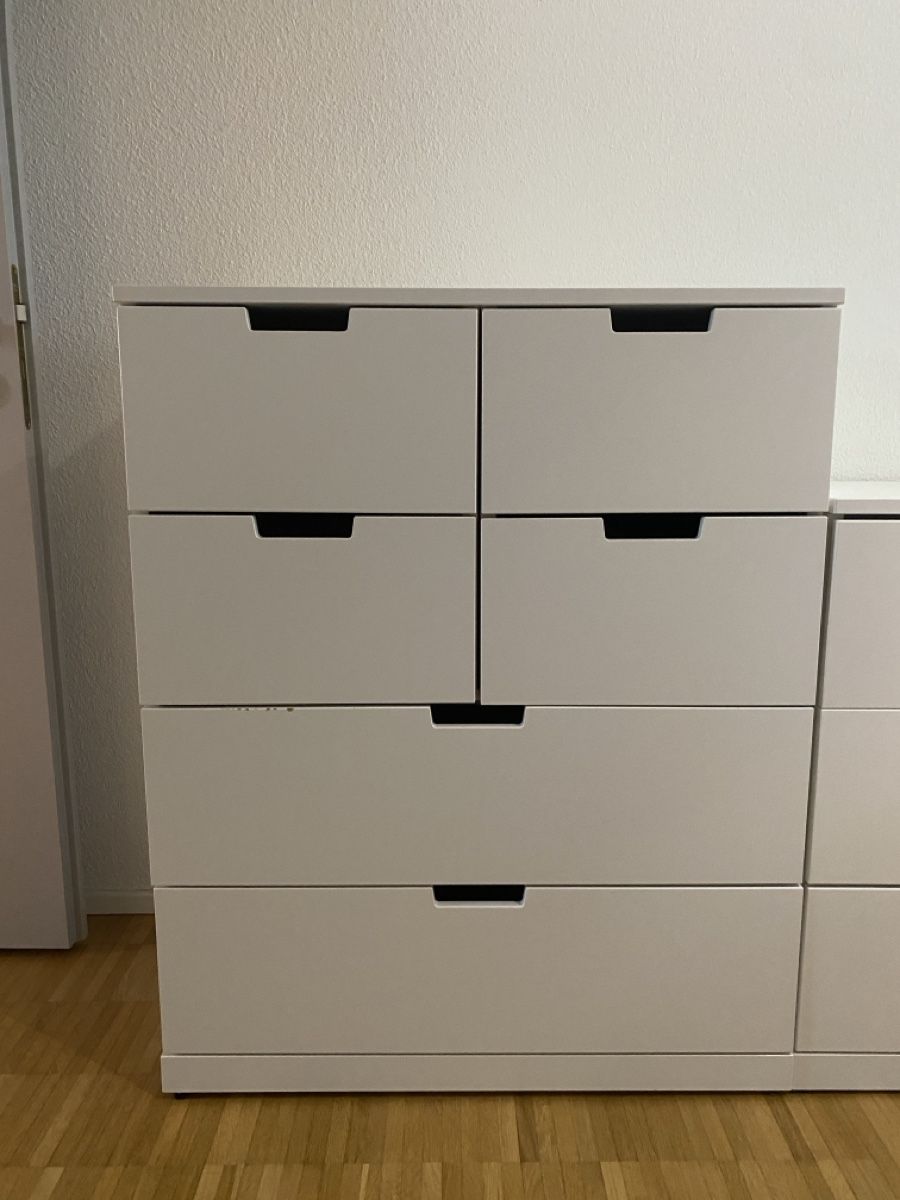 Commodes: Ikea Nordli Kommode weiss – D'occasion à Emmenbrücke par publikum