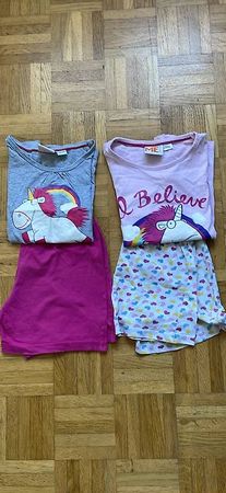 Lot 2 pyjama short t 122/128