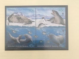 AAT Australische Antarktis 2001 WWF Satz Seeleopard postfr.