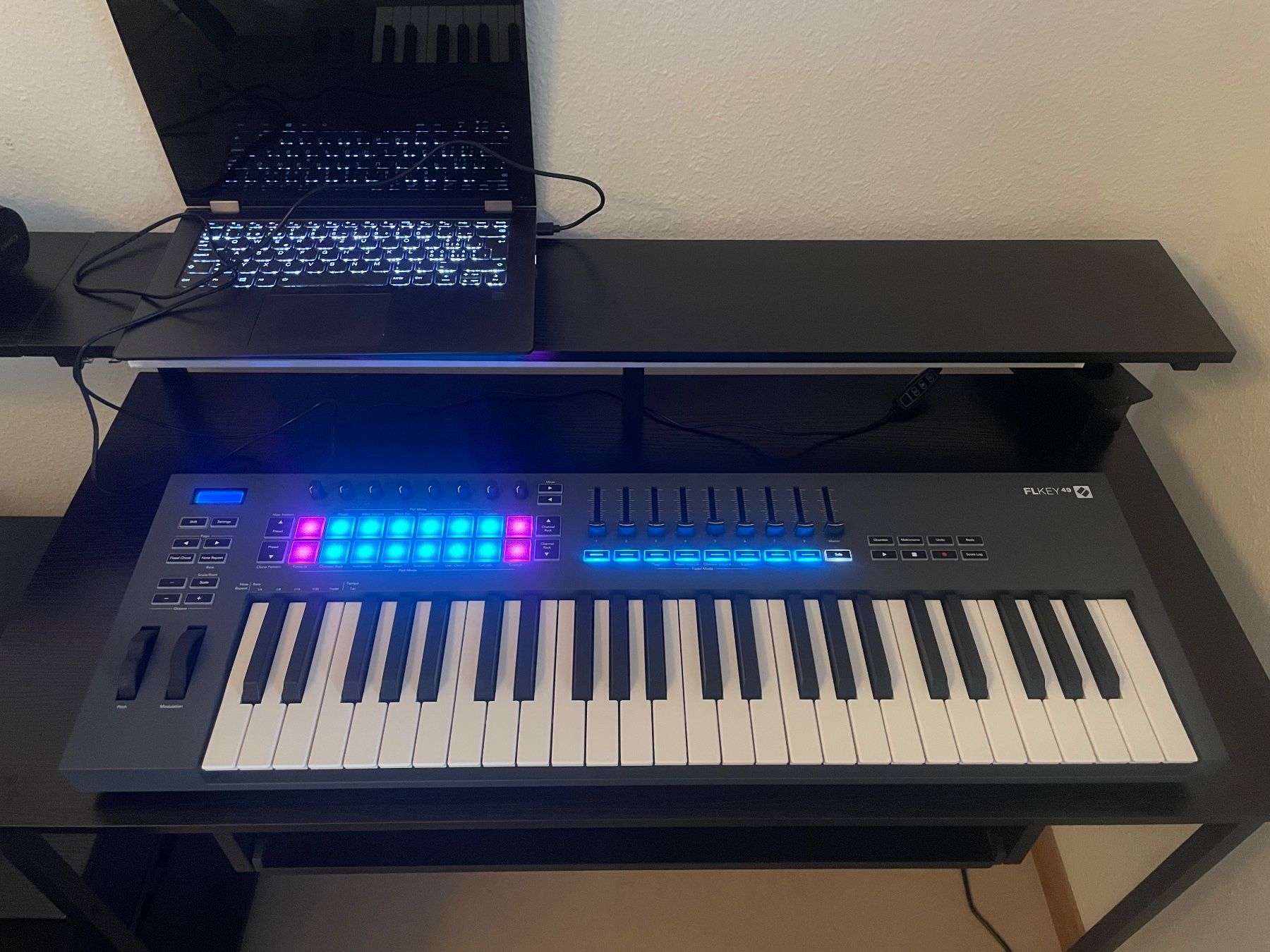 Novation Strumenti musicali: Novation FLkey 49 Midi Keyboard – Nuovo (secondo la descrizione) da Zürich venduto da angielm 1