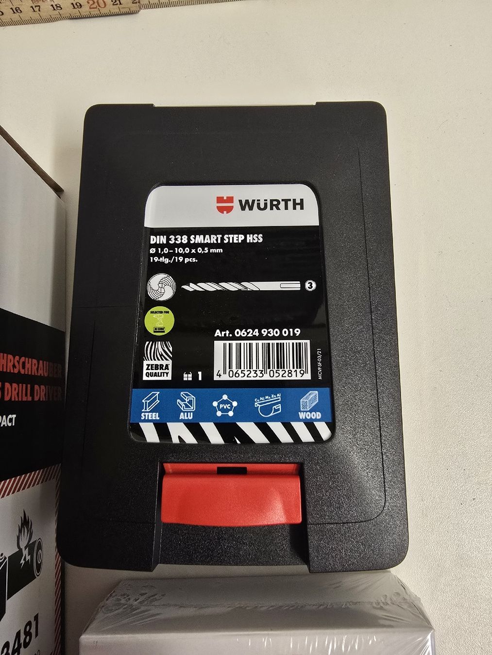 Würth Trapani: WÜRTH Akku-Bohrschrauber ABS 12 Compact + Bohrer und Bits – Nuovo e nell'imballaggio originale da Tuggen venduto da Zweitechanceboutique 3