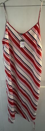 Summer striped mini dress size 18 Primark perfect condition