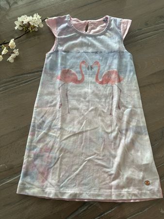 Tom Tailor Sommerkleid, Gr. 92/98, Flamingo, 🦩🦩☀️