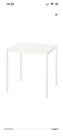IKEA Vishals EssTisch Weiss Holz Quadrat