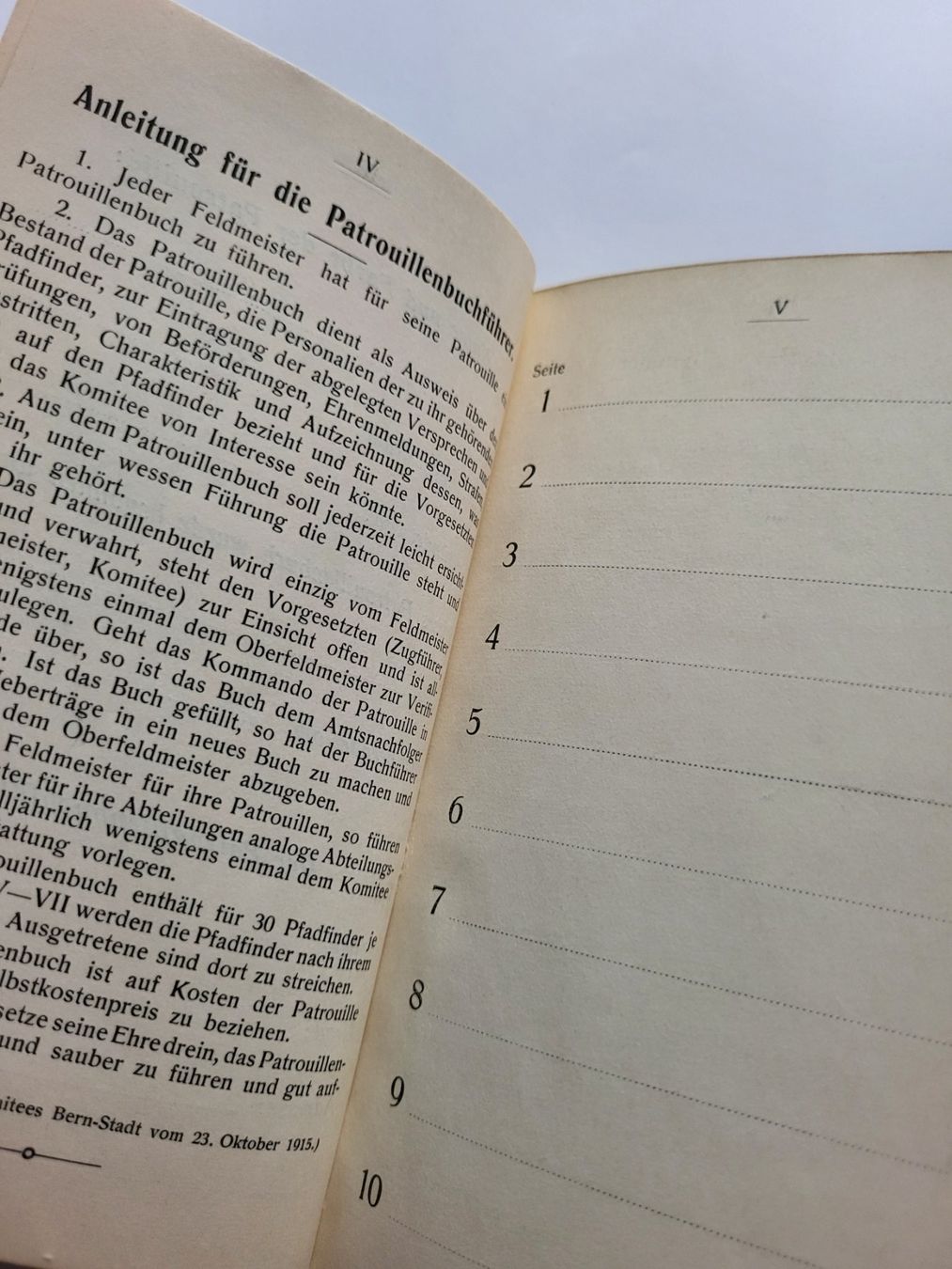 Libri: Pfadi: Schweizerischer Pfadfinderbund Patrouillenbuch 1920 – Usato da Münchenbuchsee venduto da Elykinley 9